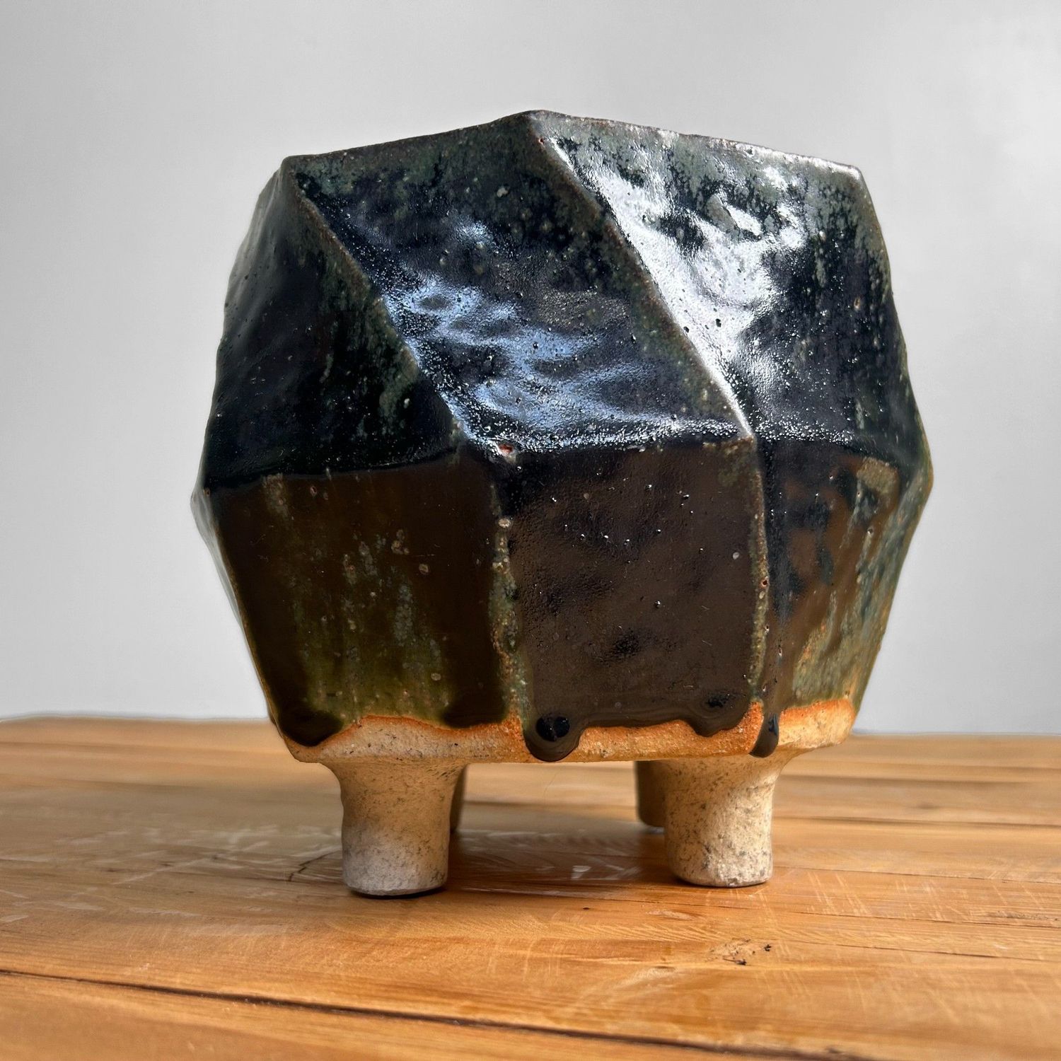 Organische Japanse Mid-Century Ikebana Vaas – jaren ’60