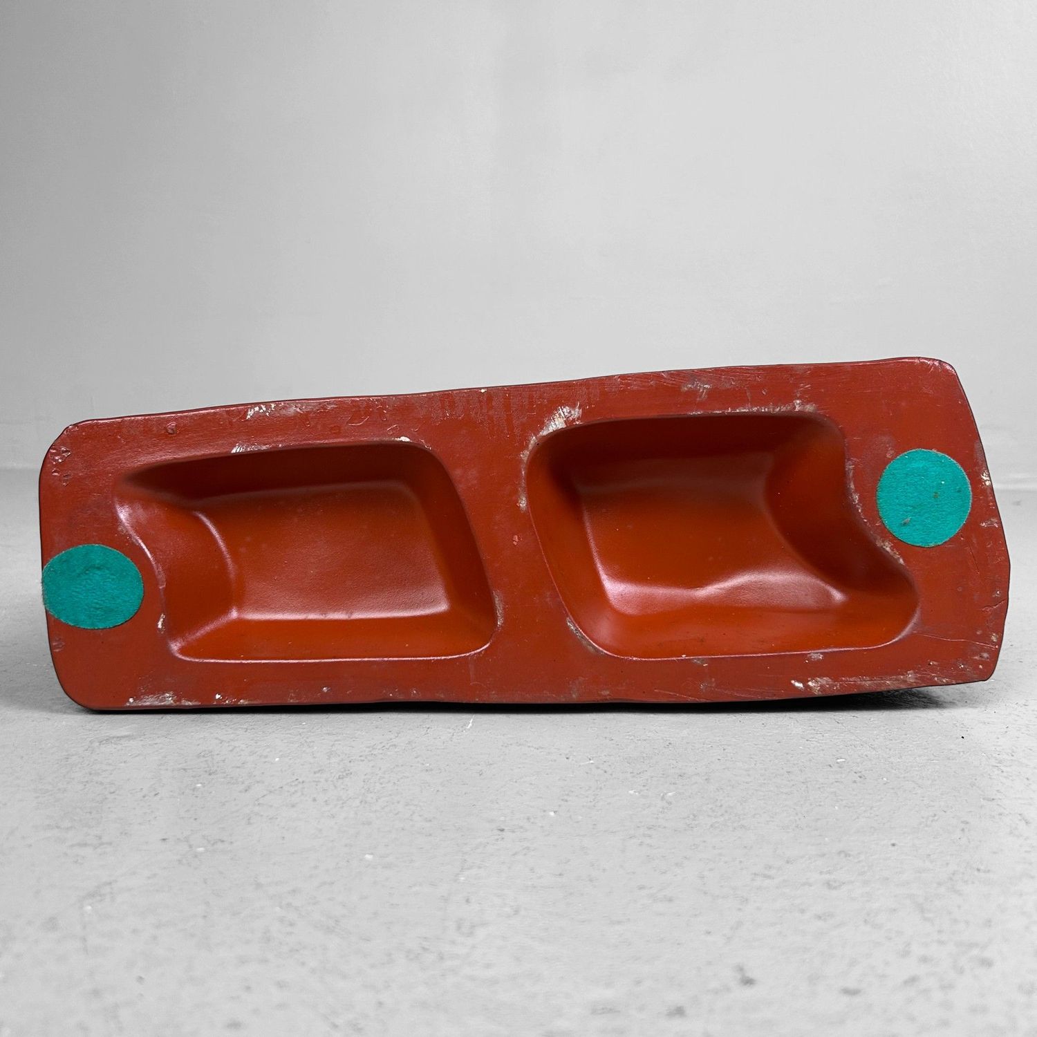 Japanese Terracotta Sculpture ‘Daikokuten & Ram’ – Tokoname, 1970s