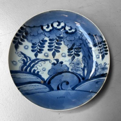 Antique Japanese Porcelain Plate – Arita, ca. 1840–1870