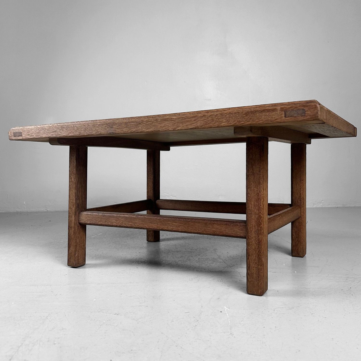 Mid Century Japanese Wooden Side Table – 1950s