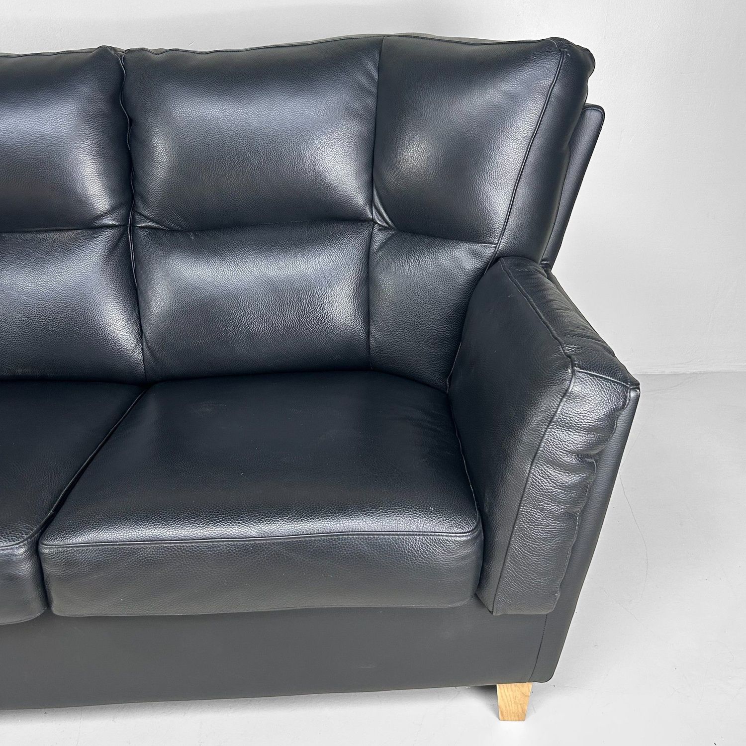 Timeless Design Three-Seater Sofa, in the style of Hjort Knudsen, 2000s
