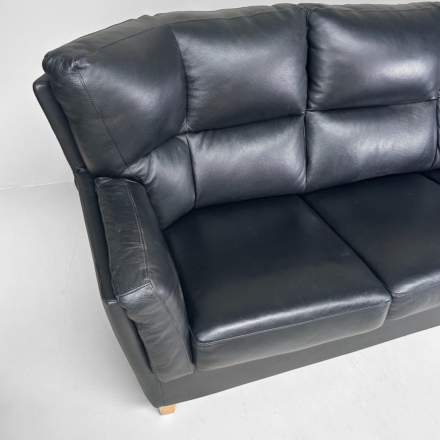 Timeless Design Three-Seater Sofa, in the style of Hjort Knudsen, 2000s