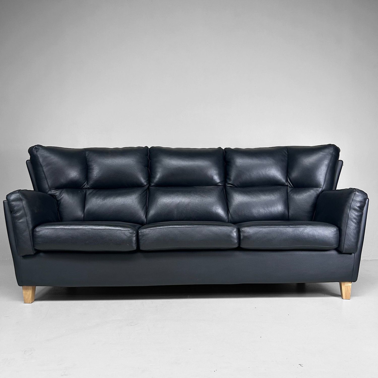 Timeless Design Three-Seater Sofa, in the style of Hjort Knudsen, 2000s