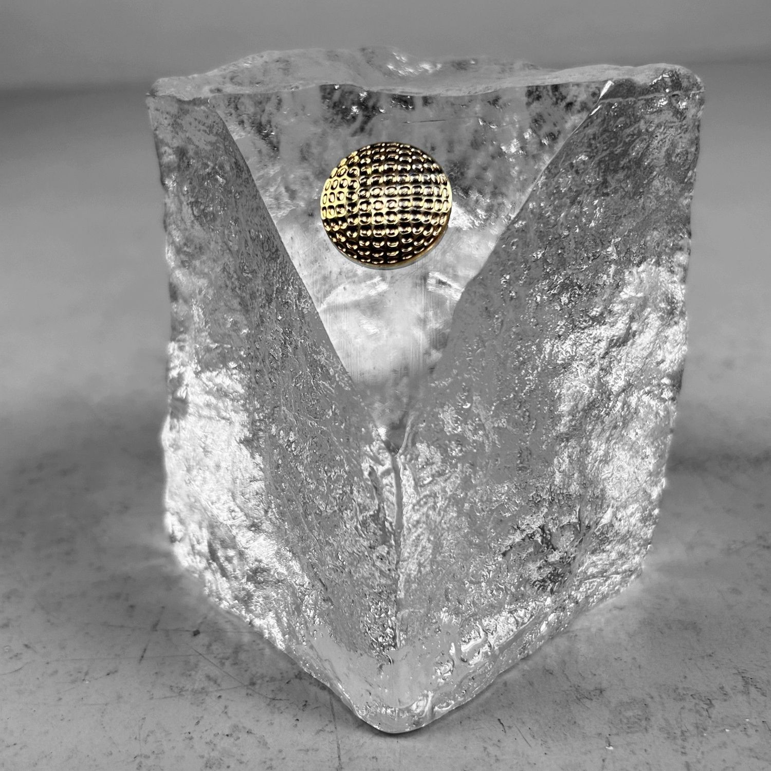 ​Zeldzame Kristallen Trofee, Paperweight – Kagami Crystal, Japan, 1970s