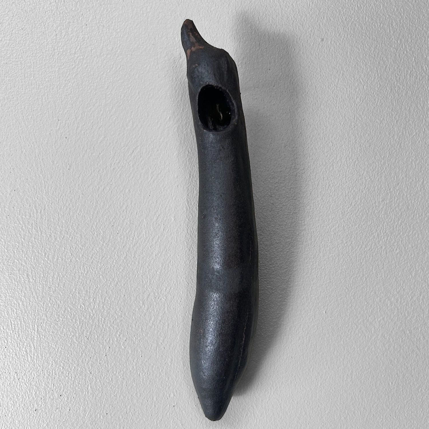 ​Japanse Ikebana Muurvaas, 'Nasu' – Metaal, 1960s