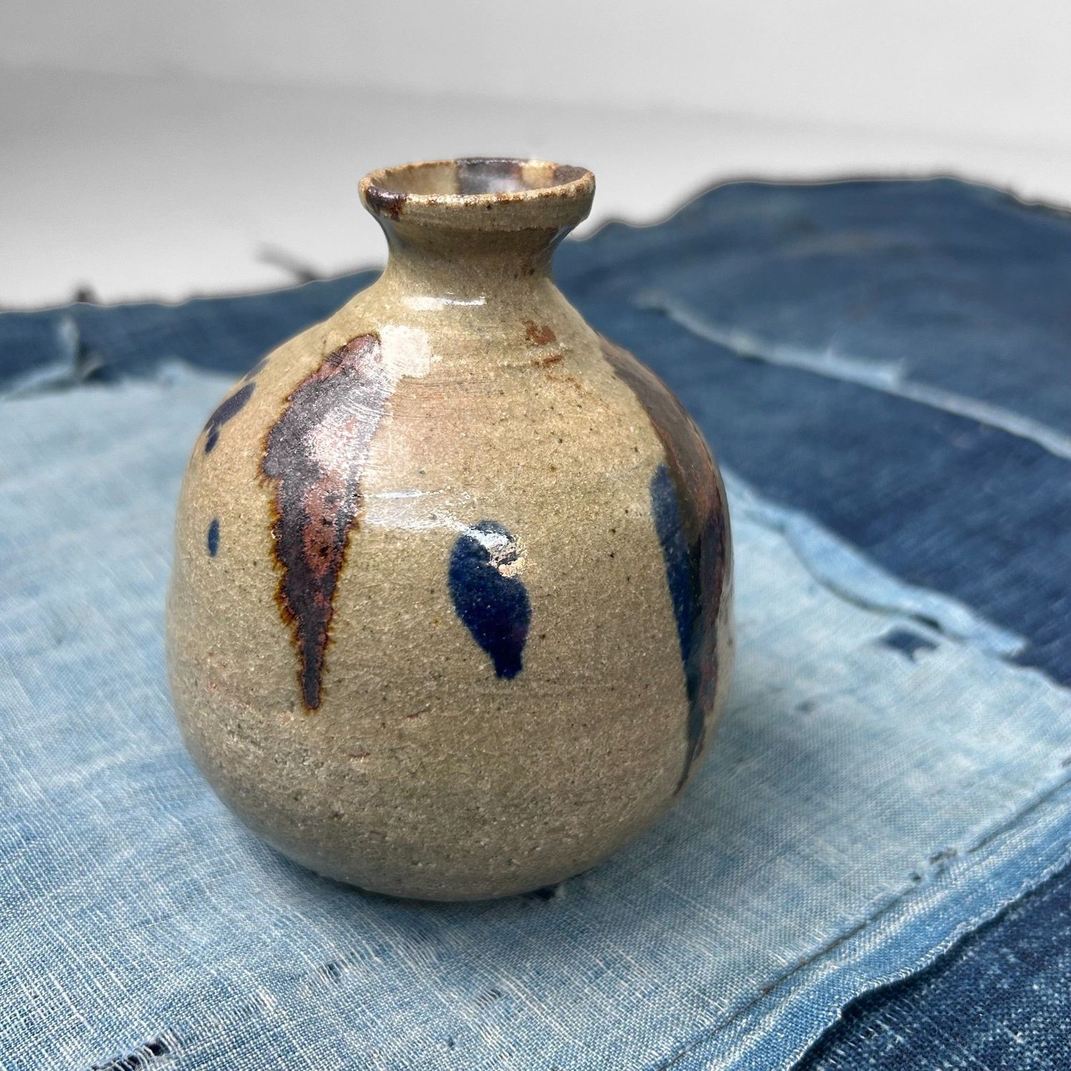 ​Kleine Ikebana Vaas – Mashiko-stijl, 1950s, Japan