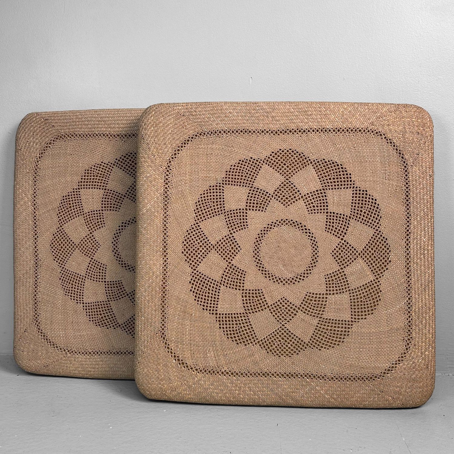 ​Set van Twee Zabuton Zitkussens – Japan, 1960s