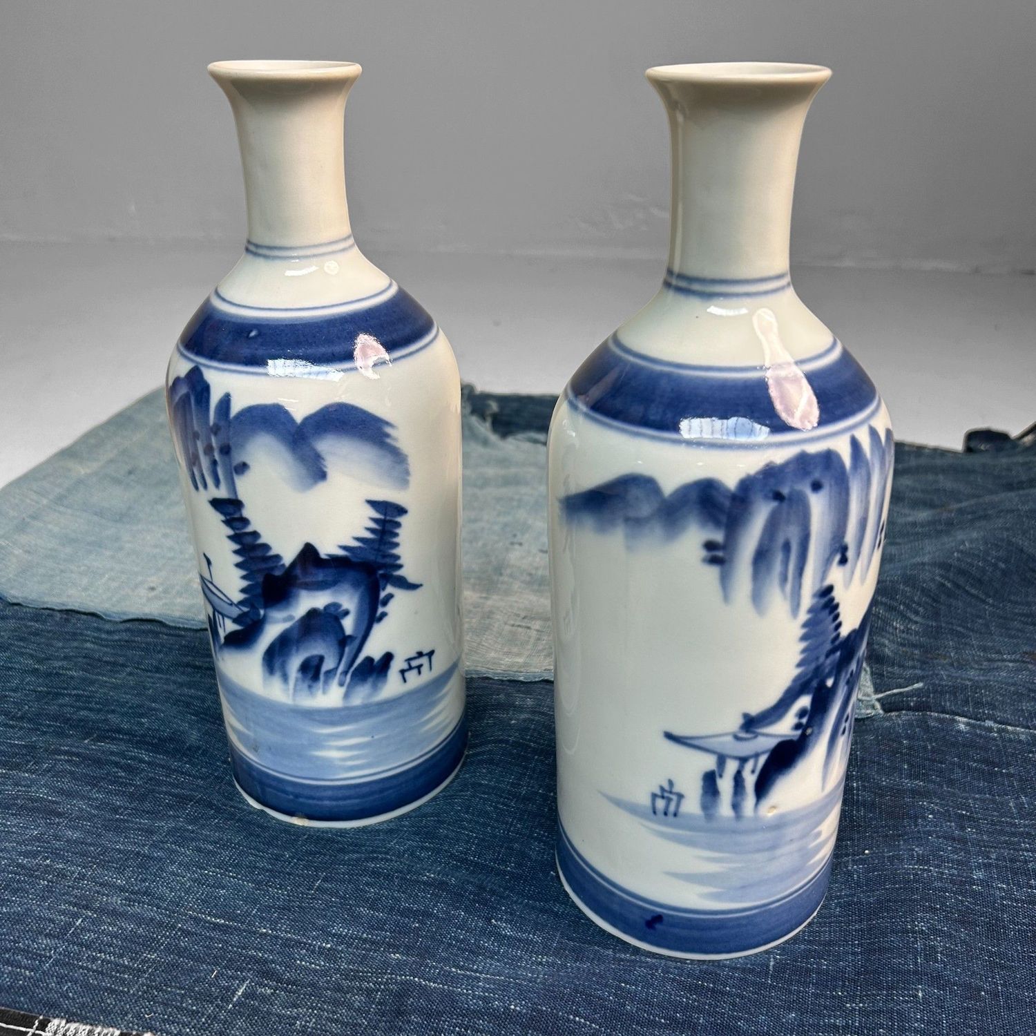 Set Tokkuri Sakeflessen – Arita Sometsuke, 1940