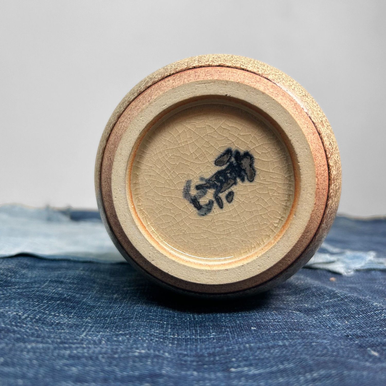 Japanese Studio Ikebana Vase – Mingei, 1970s