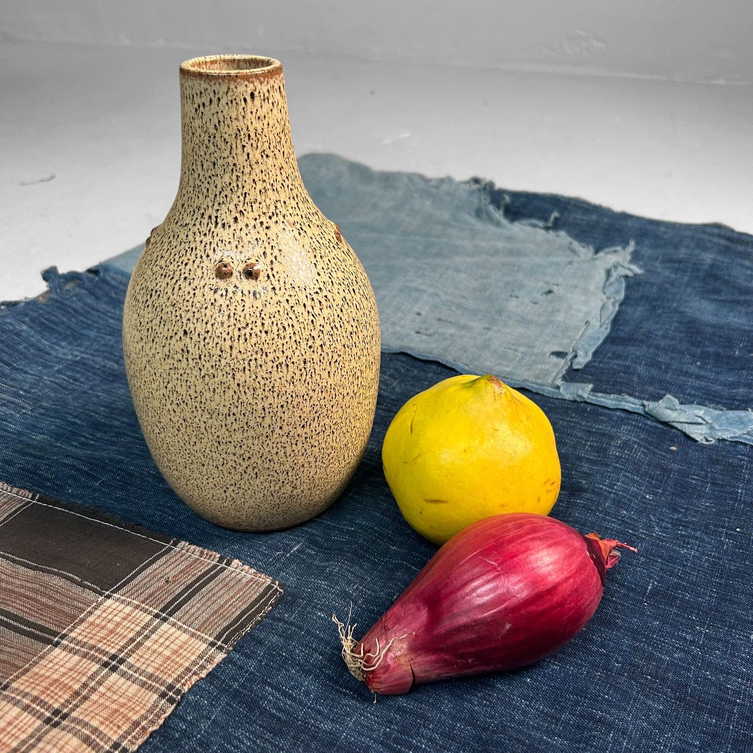 Japanese Studio Ikebana Vase – Mingei, 1970s