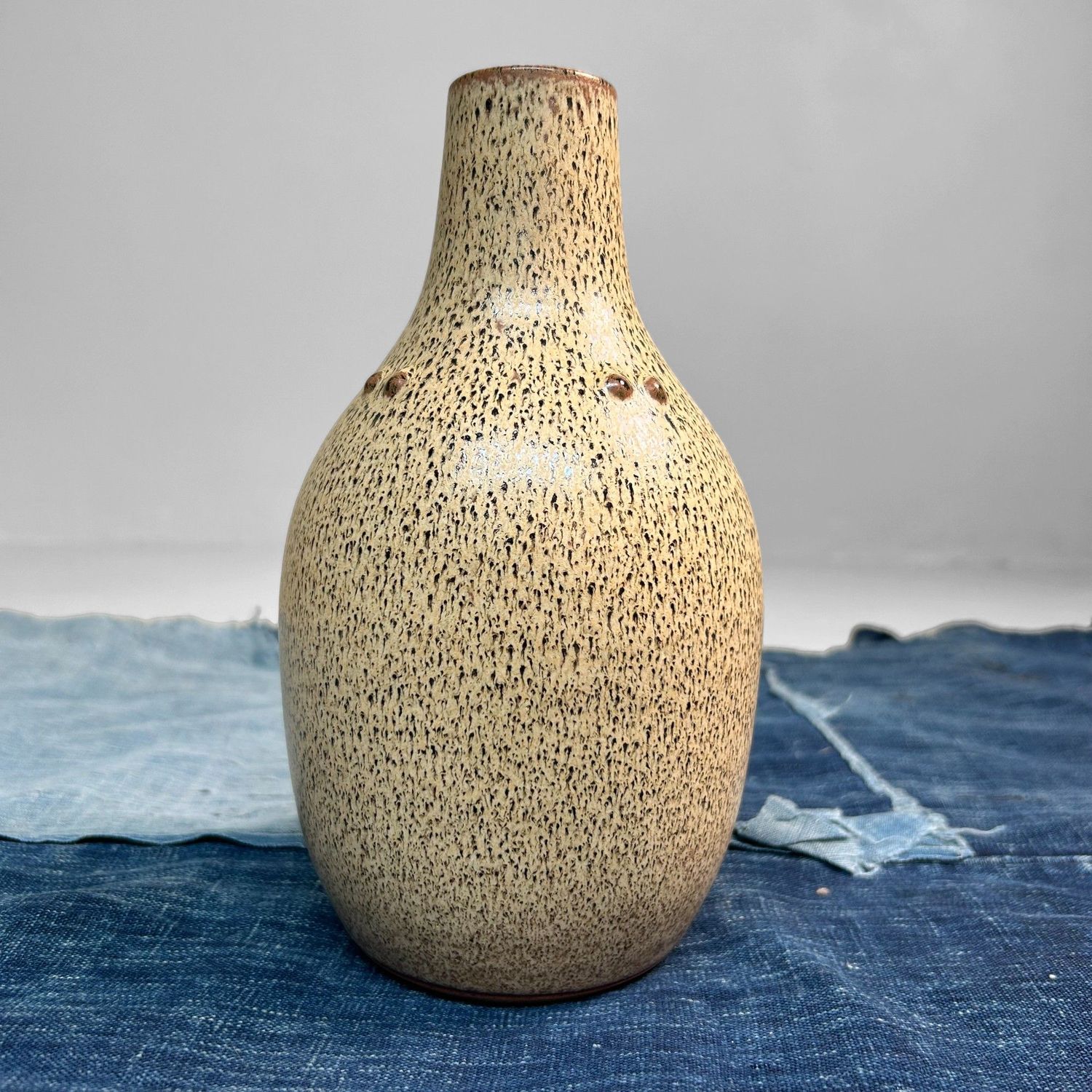 Japanese Studio Ikebana Vase – Mingei, 1970s