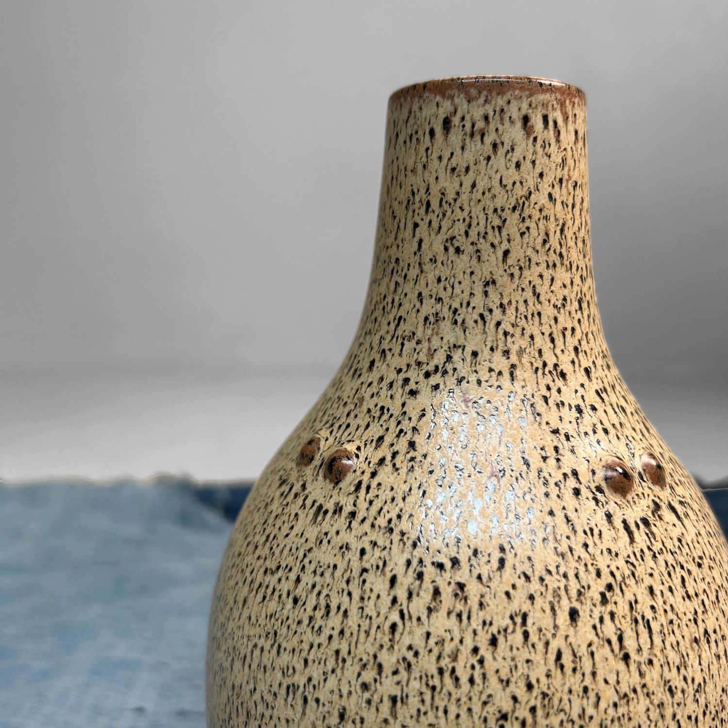 Japanese Studio Ikebana Vase – Mingei, 1970s