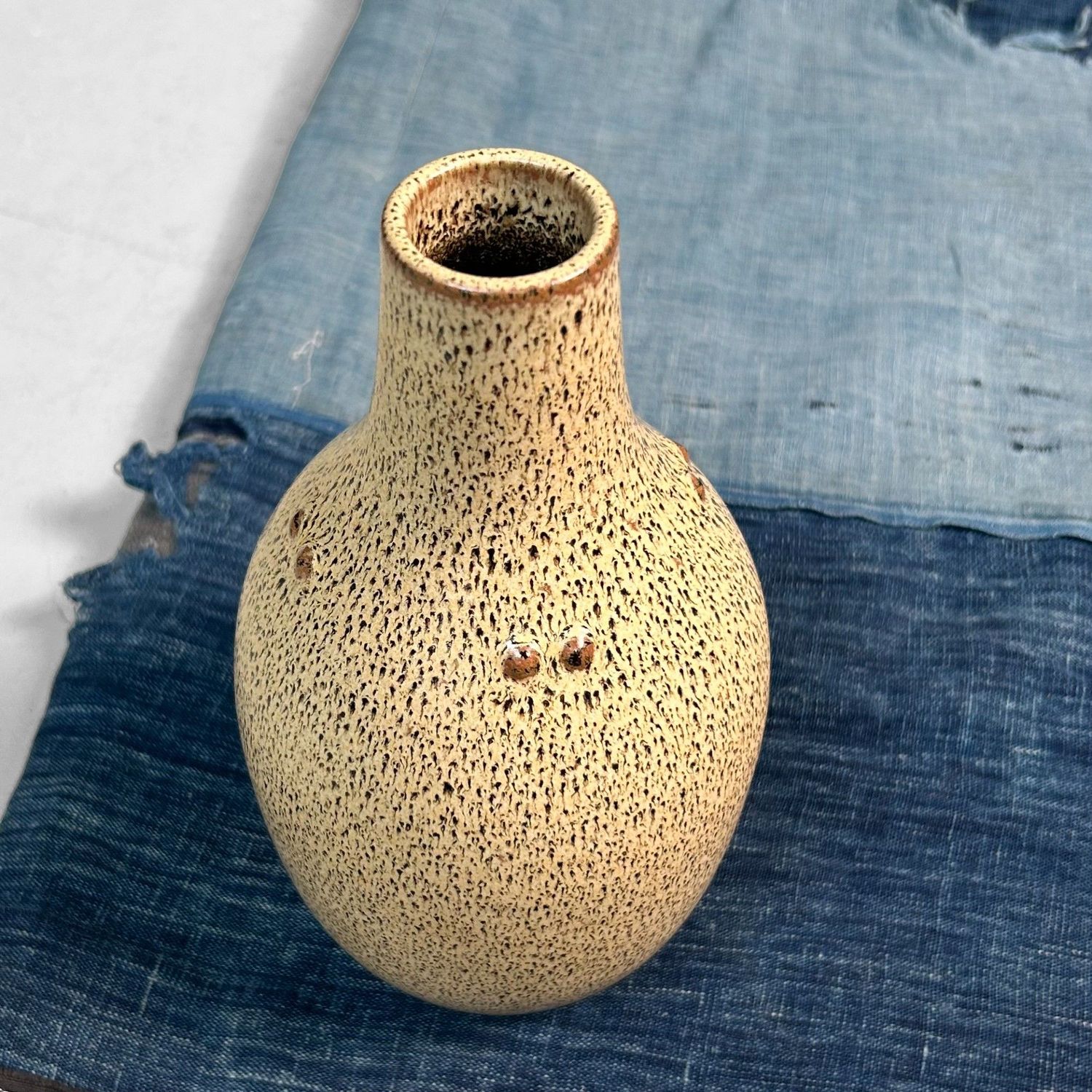 Japanese Studio Ikebana Vase – Mingei, 1970s