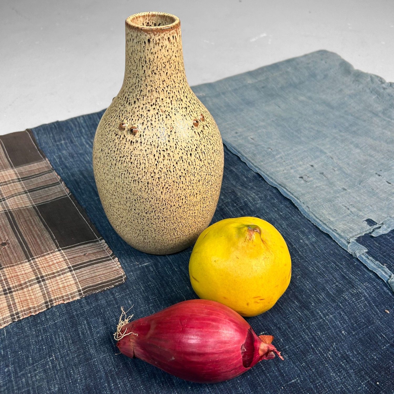 Japanese Studio Ikebana Vase – Mingei, 1970s