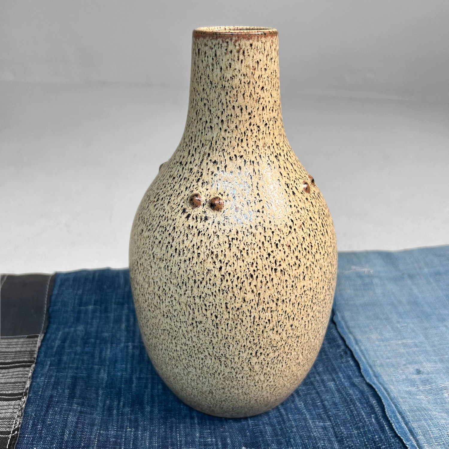 Japanese Studio Ikebana Vase – Mingei, 1970s Japanese Studio Ikebana Vase – Mingei, 1970s