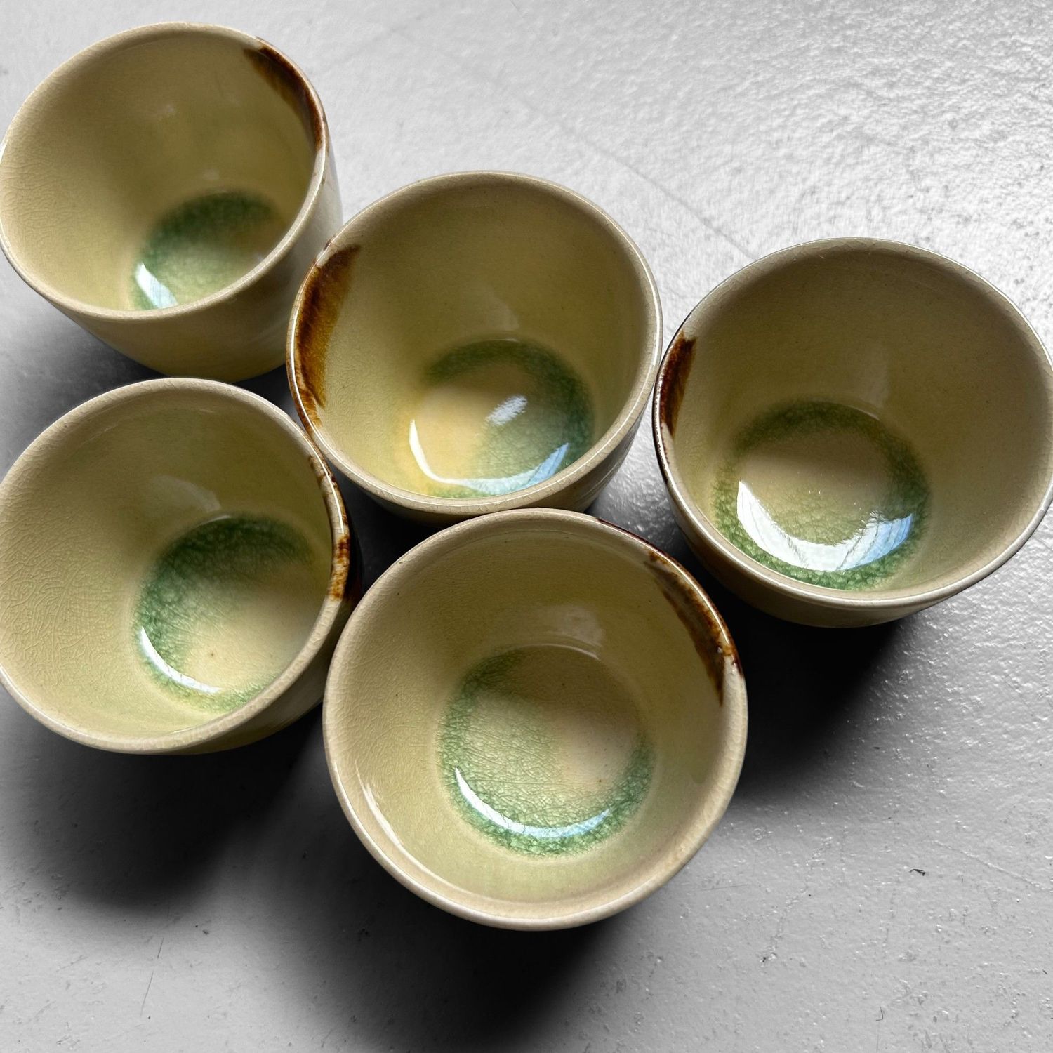 Vintage Japanese Ceramic Set – Donabe (Hotpot) & Sake Set, 1970s