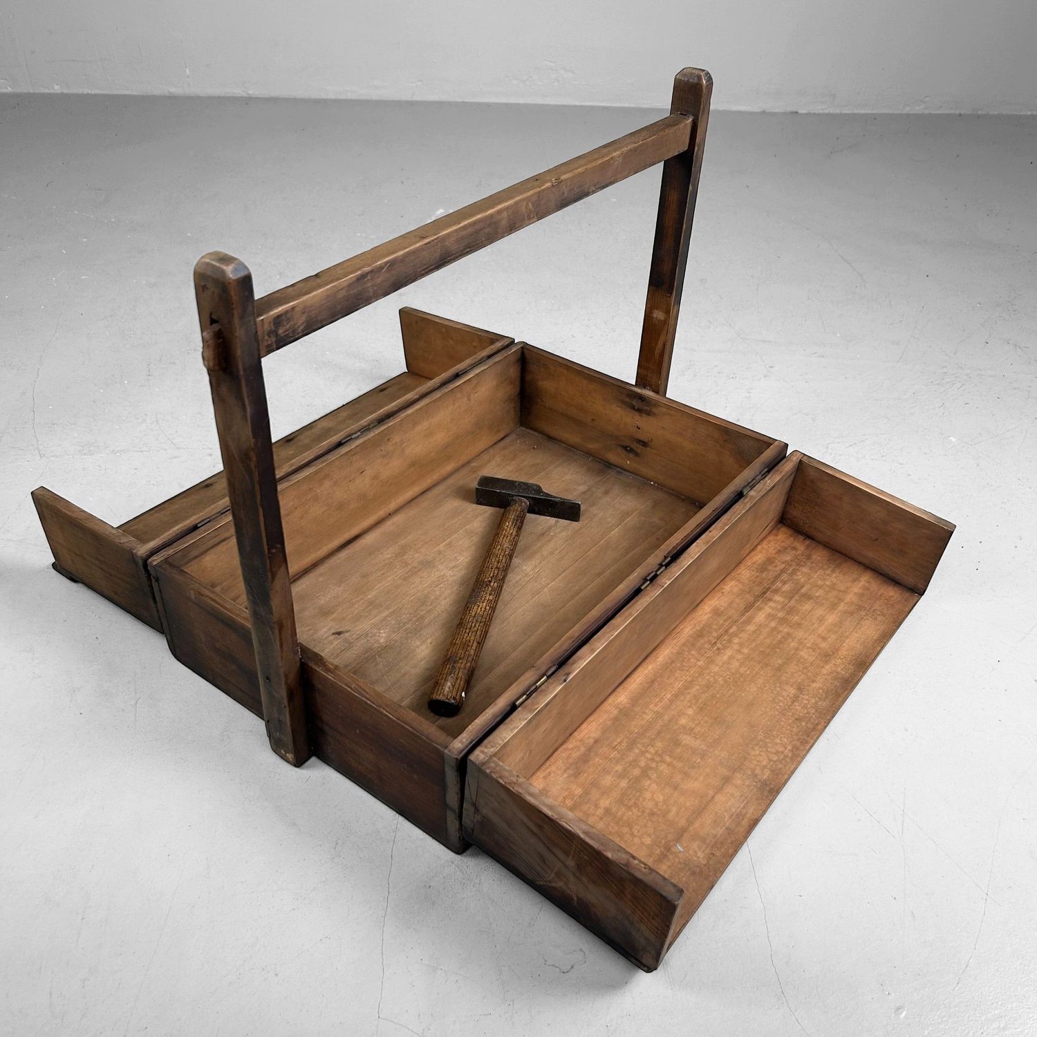 Japanese Kōgu-bako, Mingei Tool Box, 1930s