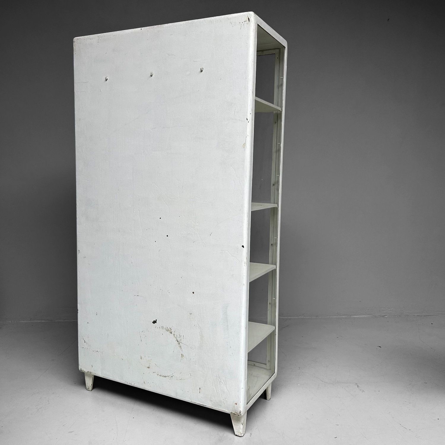 Vintage Doctor’s Cabinet / Display Cabinet, East Germany, 1950s