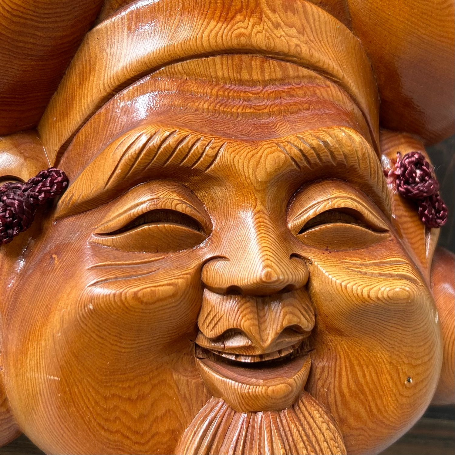 Japanese Wooden Masks – Ebisu & Daikokuten, 1960s