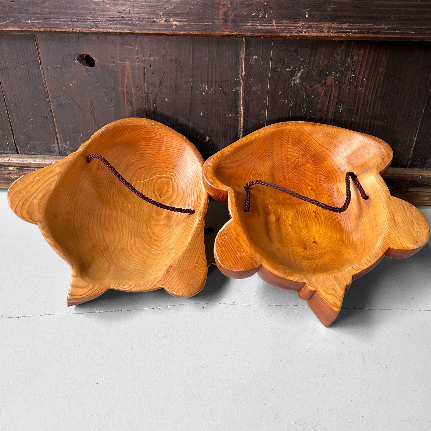 Japanese Wooden Masks – Ebisu & Daikokuten, 1960s