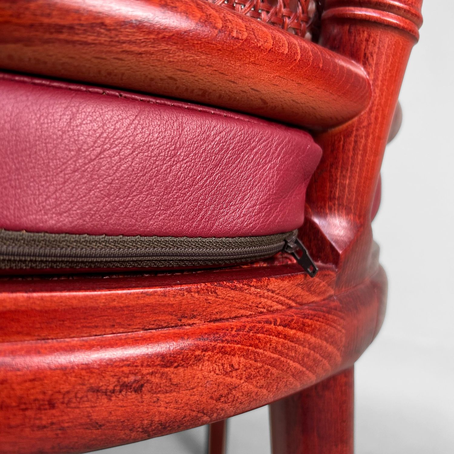 Vintage Giorgetti Faux Bamboo Armchair, 1980s