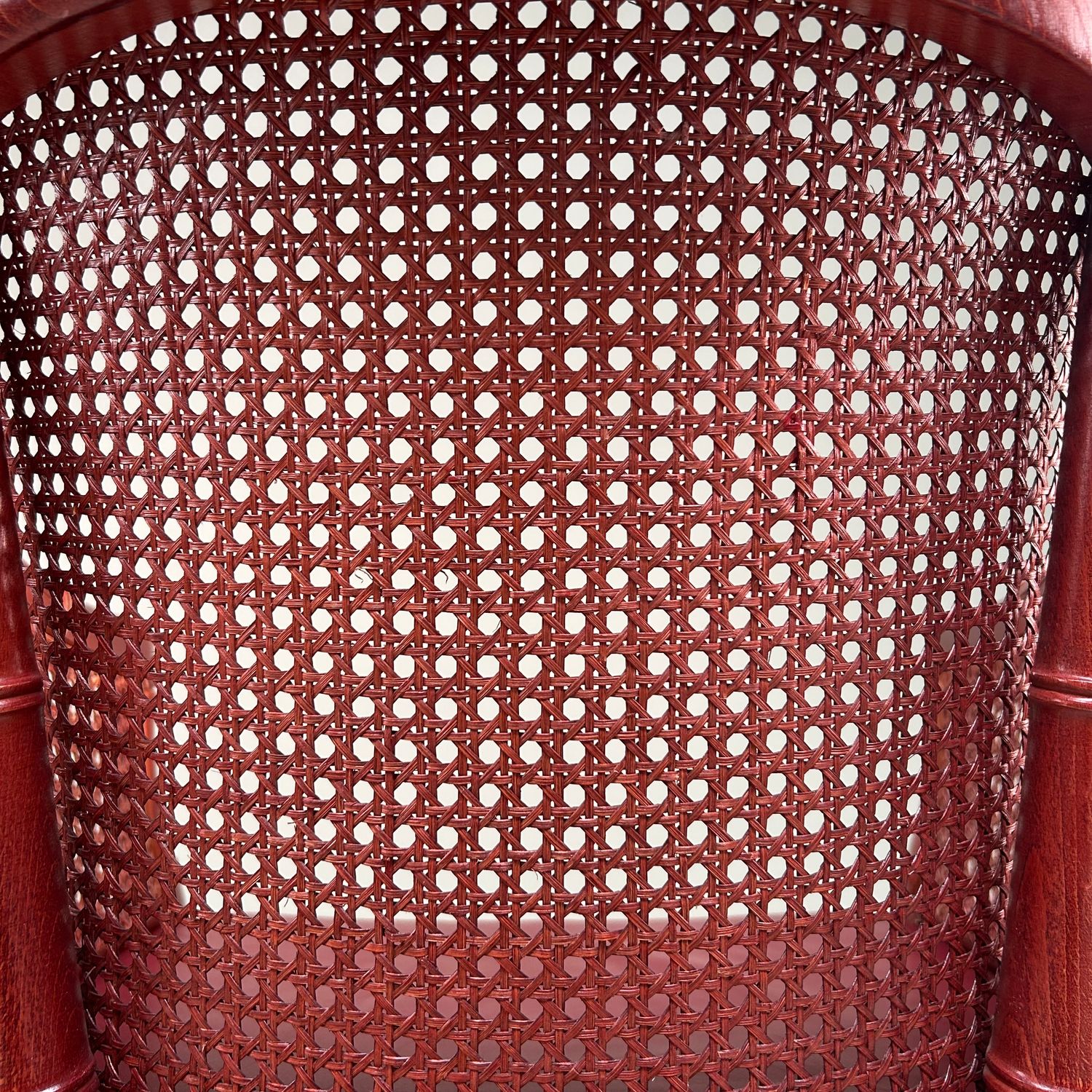 Vintage Giorgetti Faux Bamboo Armchair, 1980s