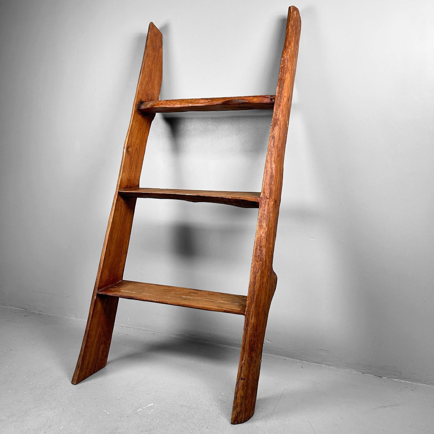 Antique Japanese Wooden Ladder, Hashigo, 1930s