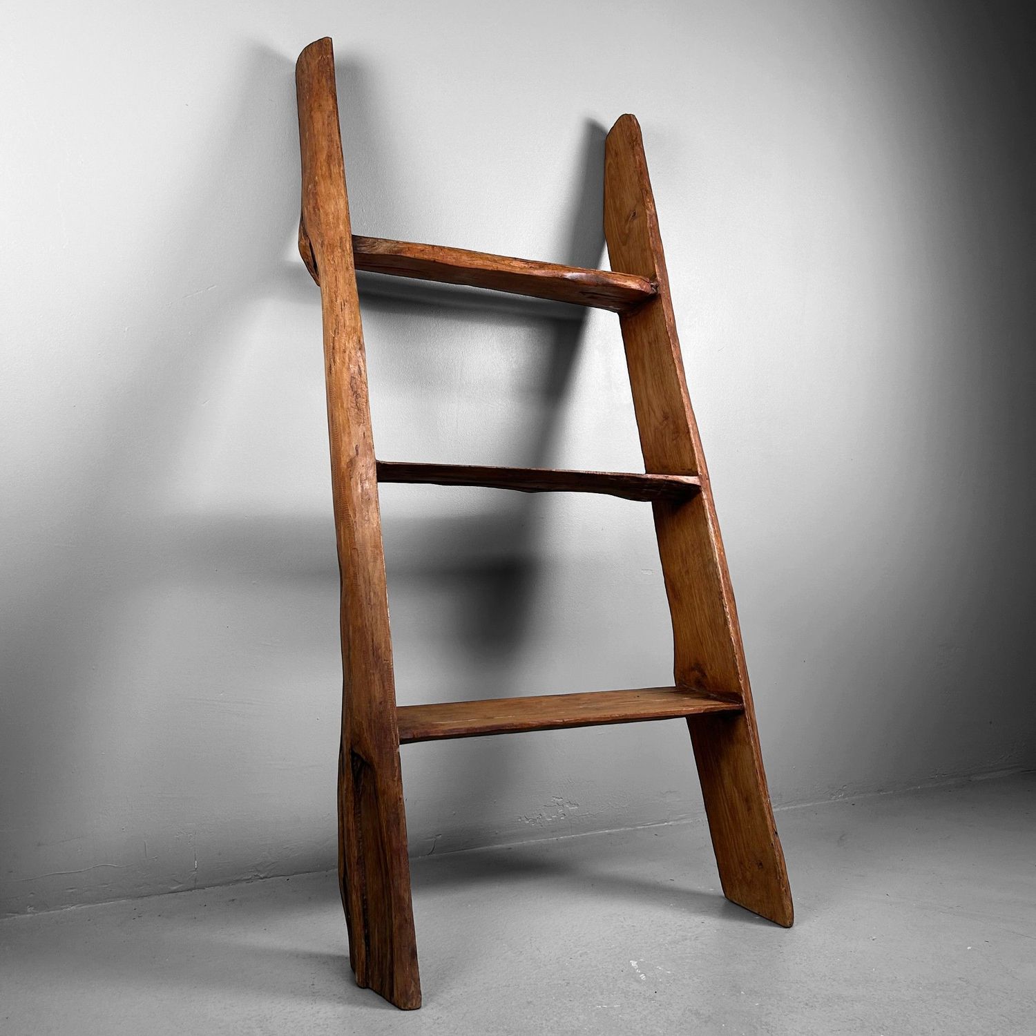 Antique Japanese Wooden Ladder, Hashigo, 1930s