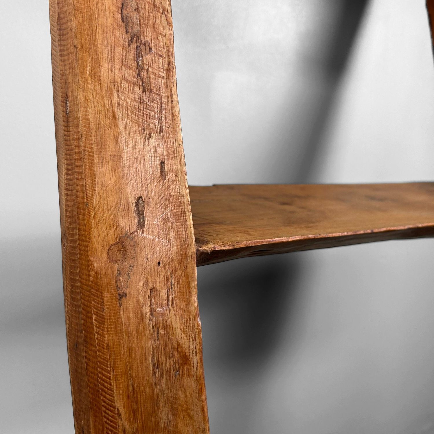 Antique Japanese Wooden Ladder, Hashigo, 1930s