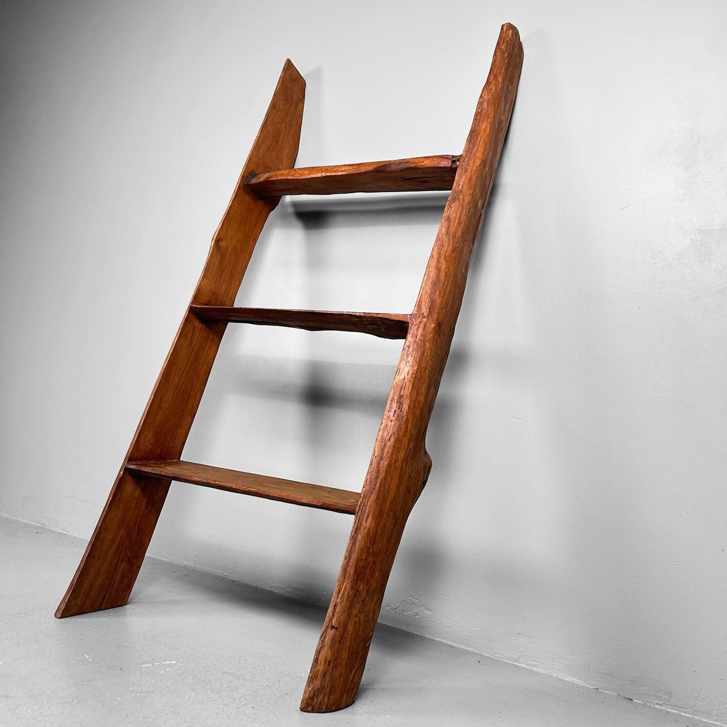 Antique Japanese Wooden Ladder, Hashigo, 1930s