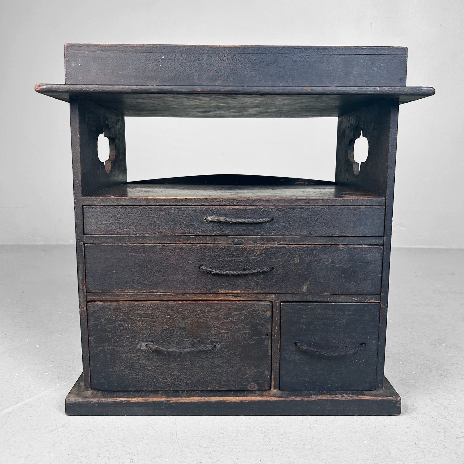 Antiek Japans Schrijverskastje, Suzuri Tansu, 1890s