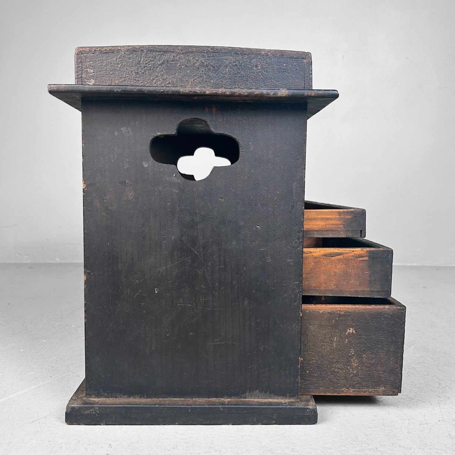 Antiek Japans Schrijverskastje, Suzuri Tansu, 1890s