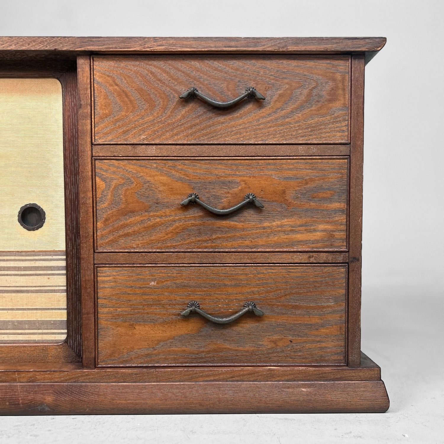 Japanse Tokonoma Tansu, Laag Minimalistisch Display Meubel, 1950s