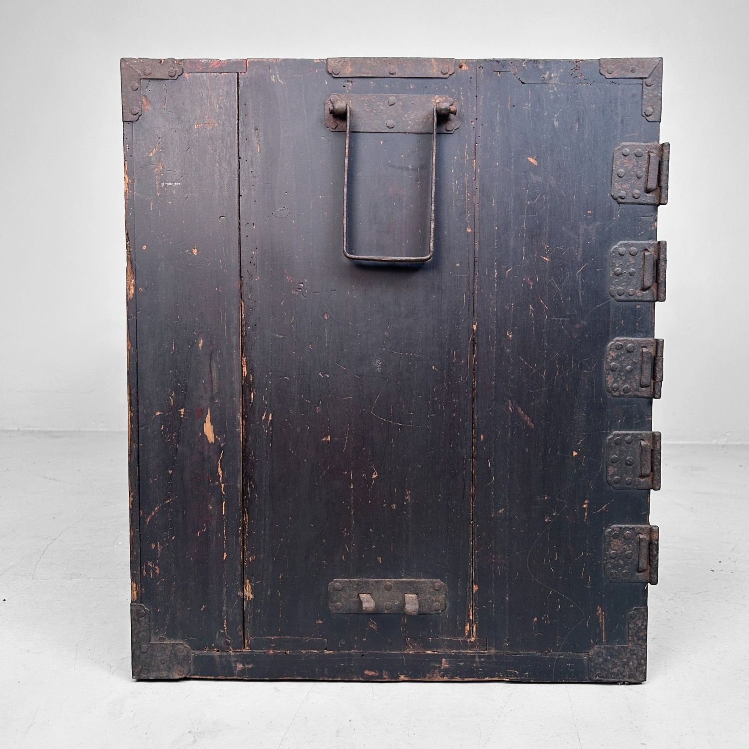 Antieke Japanse Tansu Ladekast — 1900s, met Geheime Lade