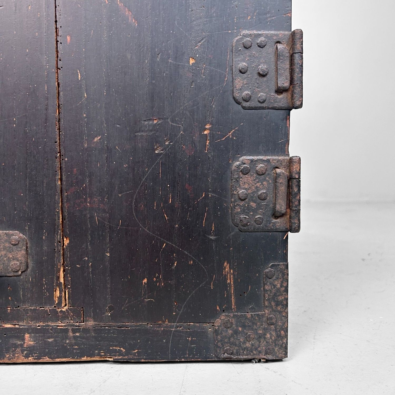 Antieke Japanse Tansu Ladekast — 1900s, met Geheime Lade