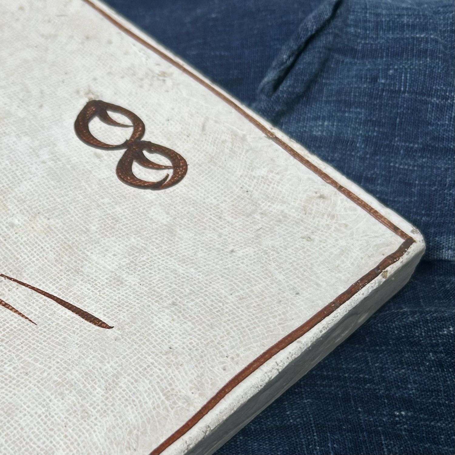 Oribe-ware Toban Ceramic Tile for the Tea Ceremony, 1915–1925 Oribe-ware Toban Ceramic Tile for the Tea Ceremony, 1915–1925