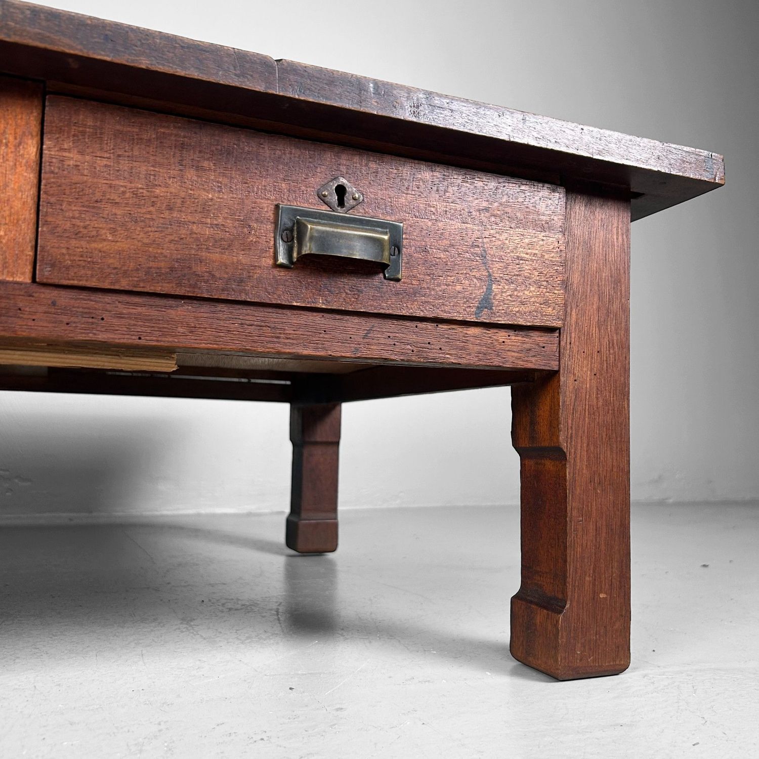 Traditionele Japanse Lage Schrijftafel, Chabudai, 1930s