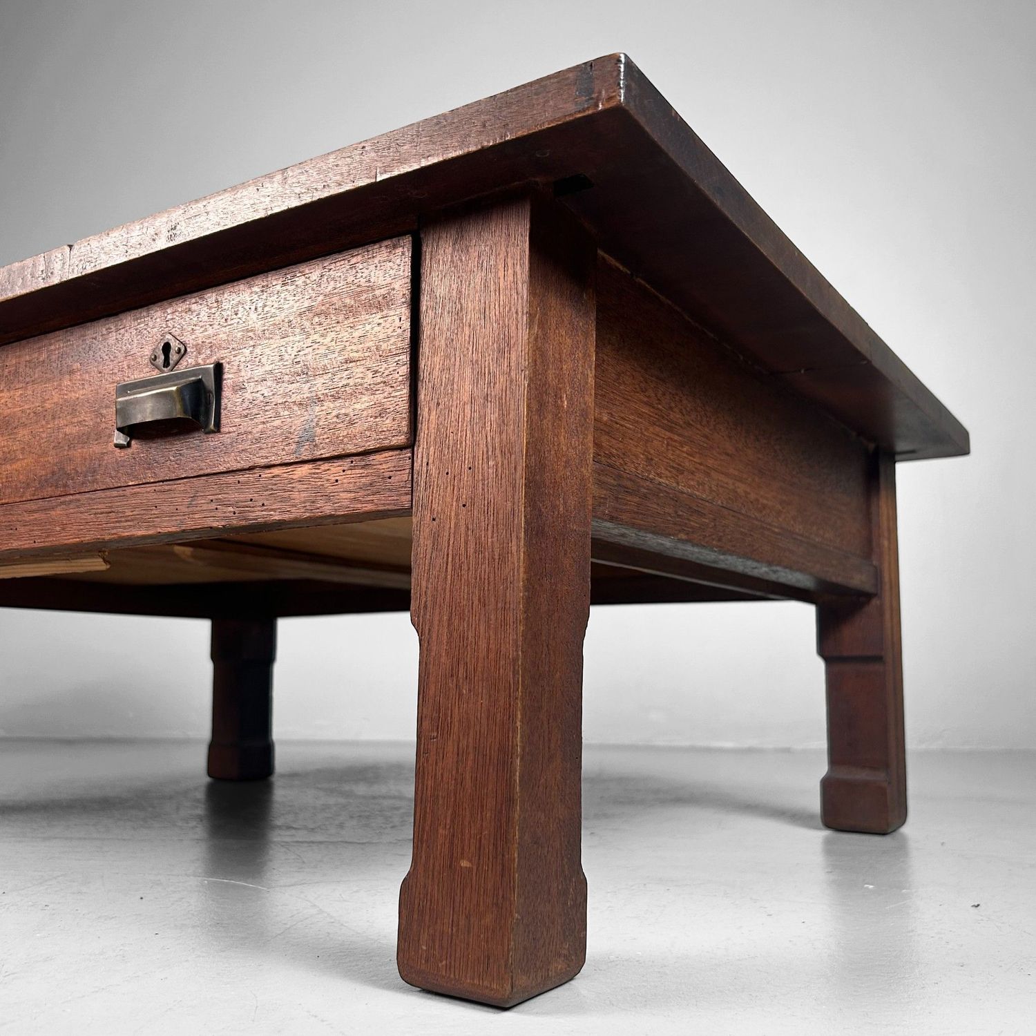 Traditionele Japanse Lage Schrijftafel, Chabudai, 1930s