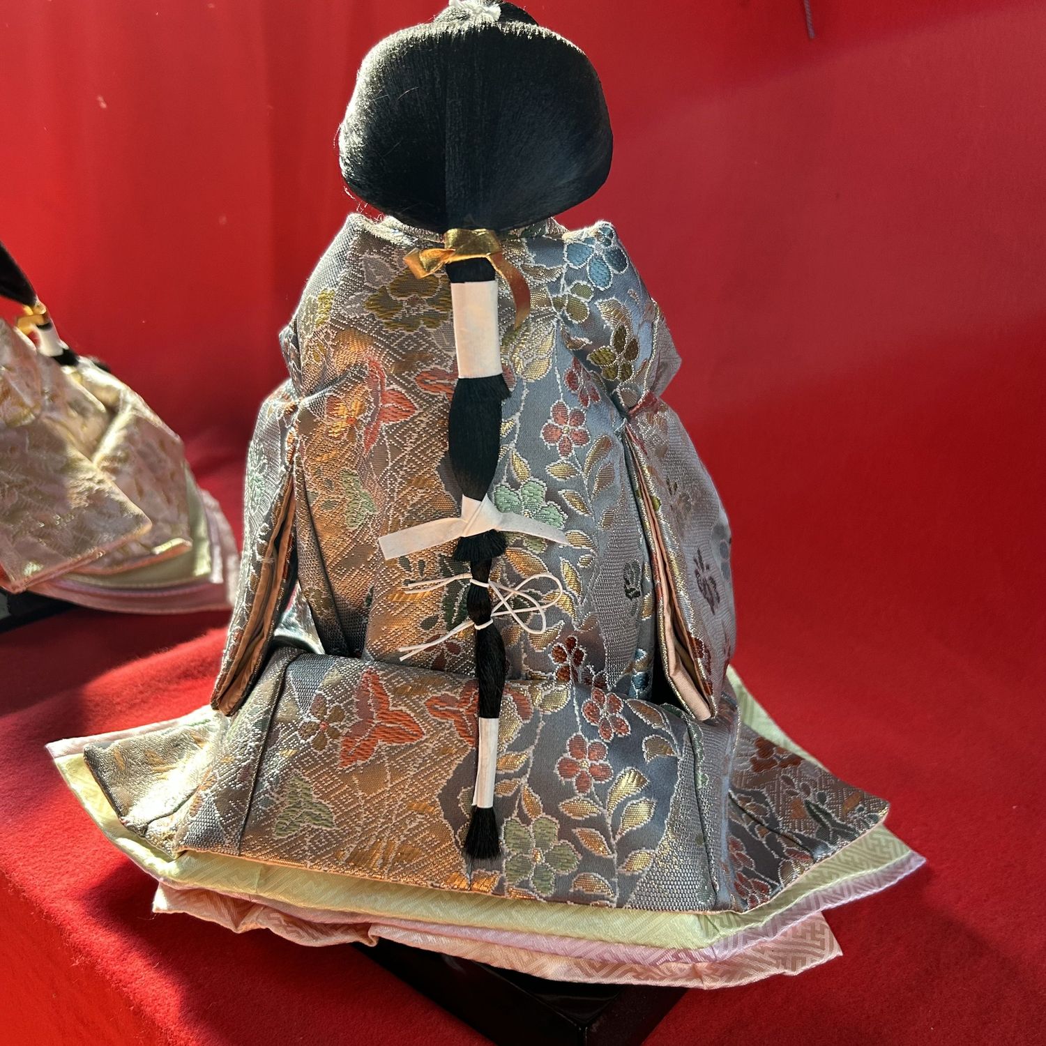 Large Hina Ningyō — Emperor & Empress, complete court — 1980s