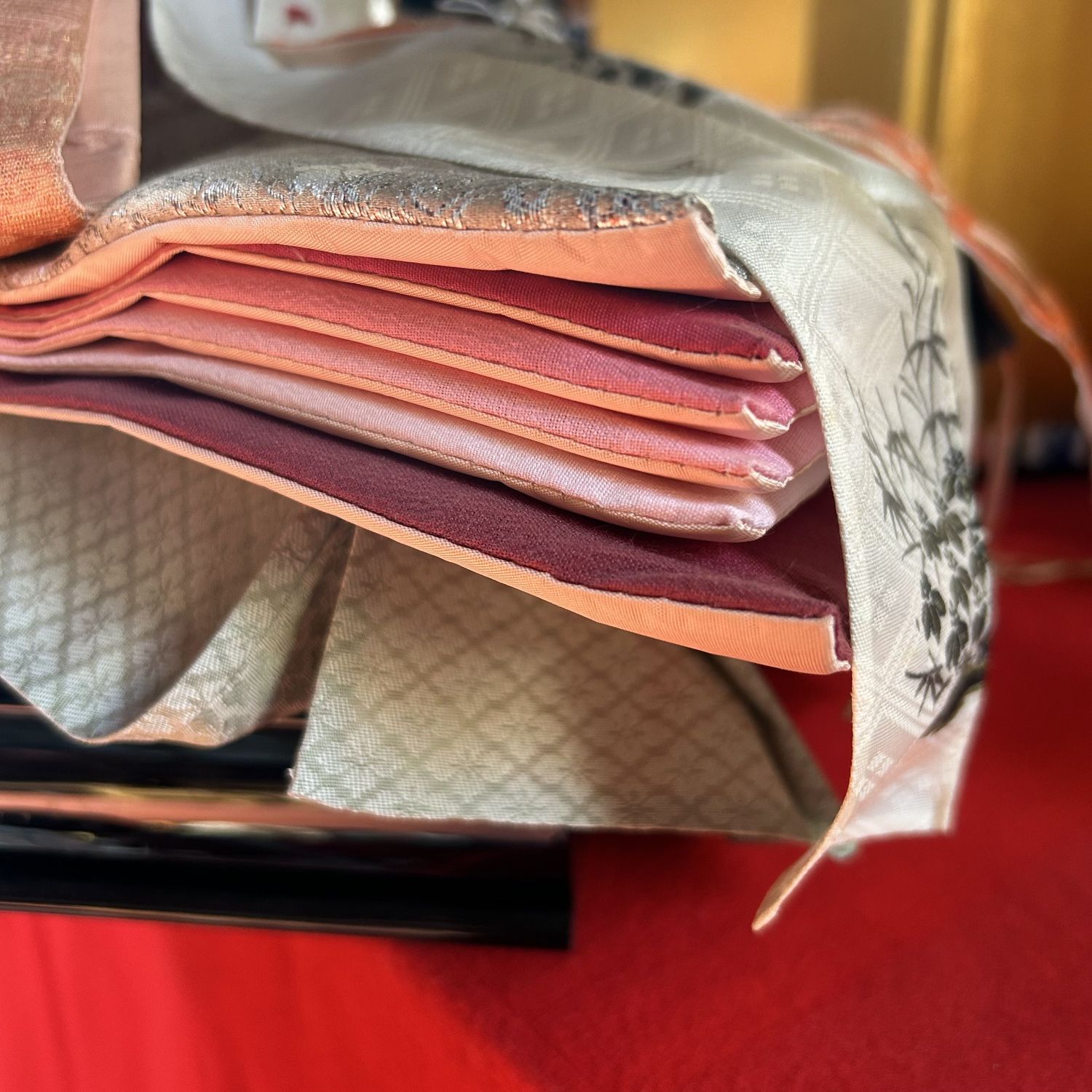 Large Hina Ningyō — Emperor & Empress, complete court — 1980s