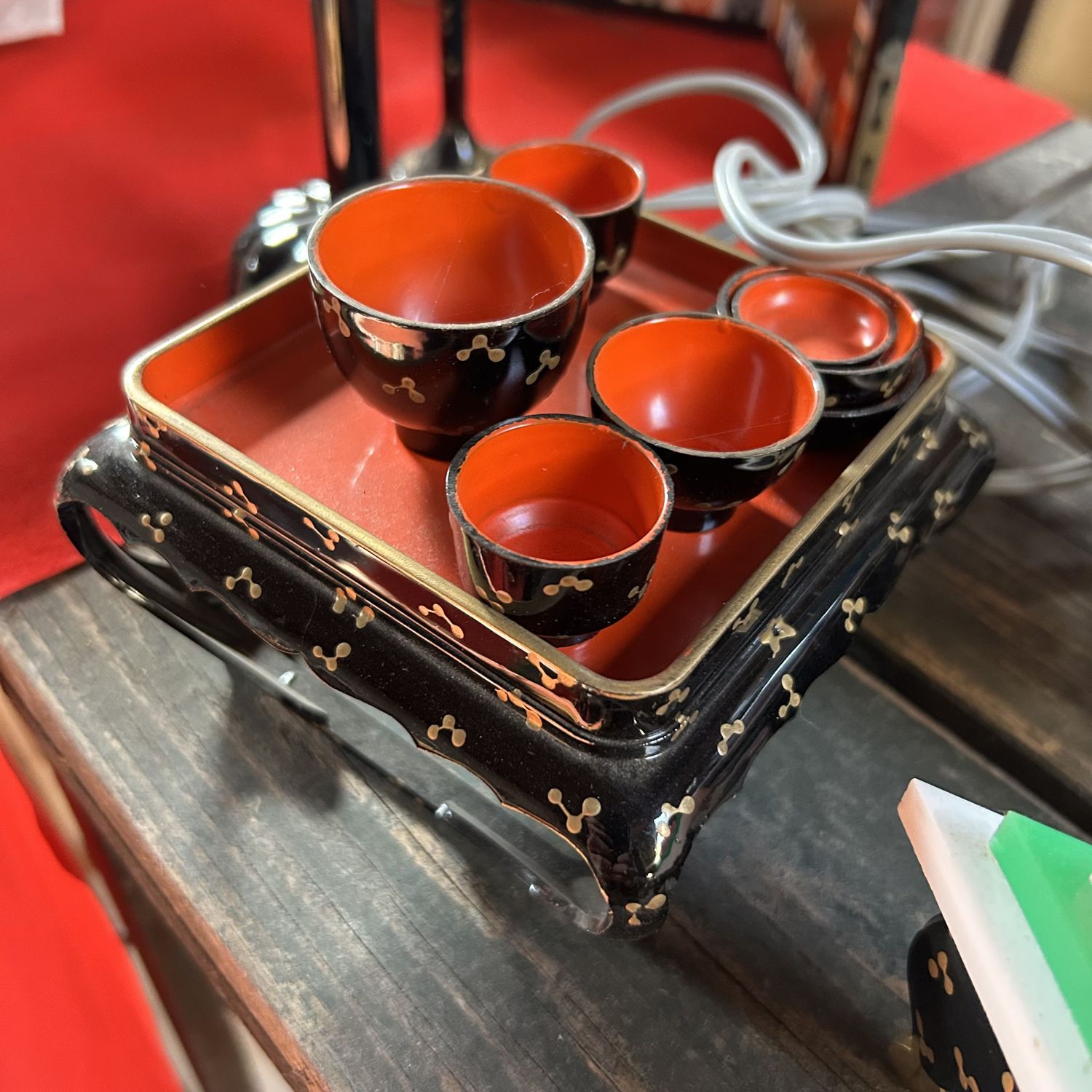 Large Hina Ningyō — Emperor & Empress, complete court — 1980s