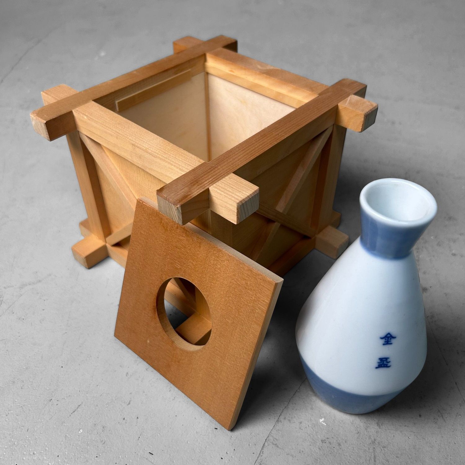 Set Japanse Shinto “Sakaki” Flower Stands – Kiso Hinoki, 1970s