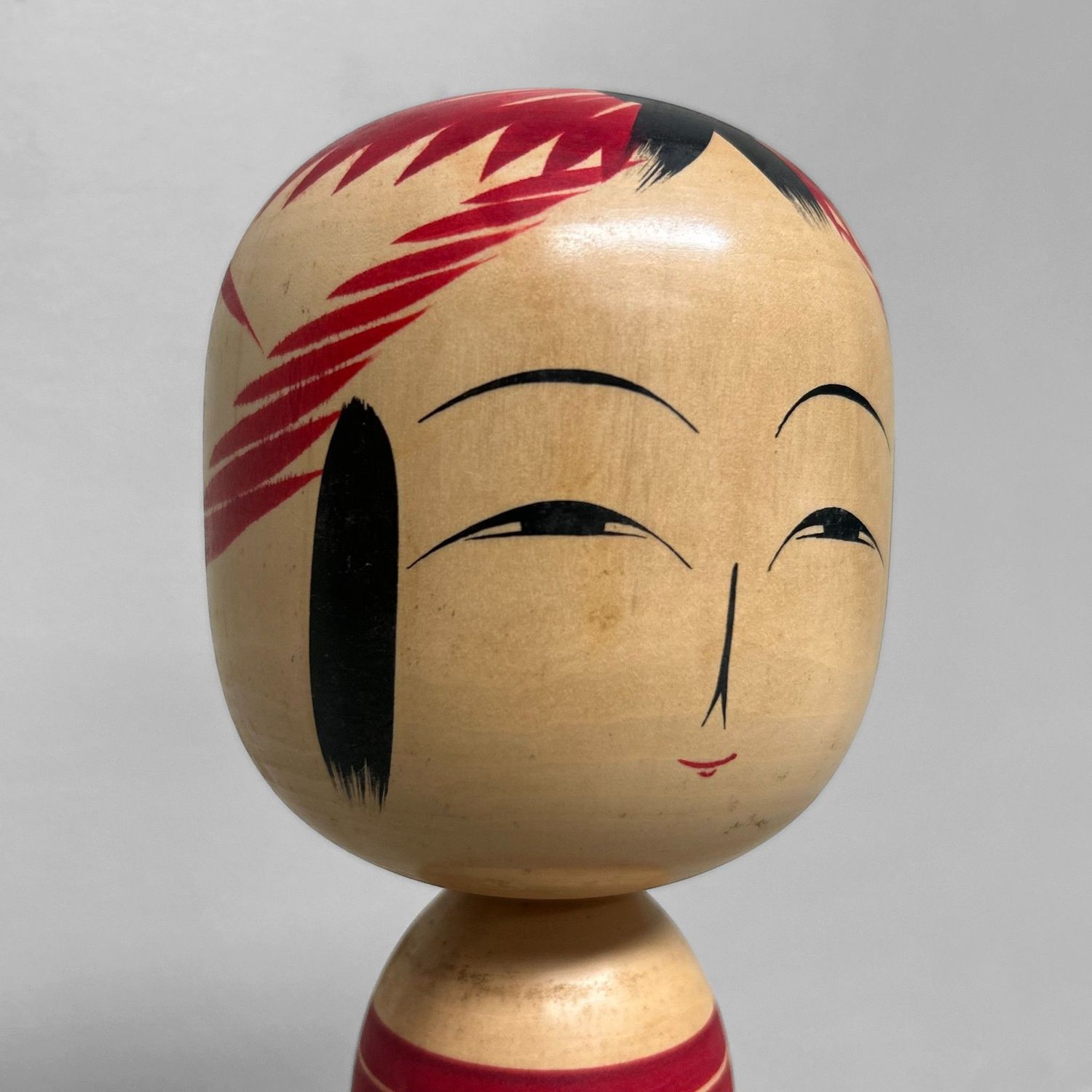 Traditional Japanese Kokeshi by Konno Kashiku, Togatta, 1970s