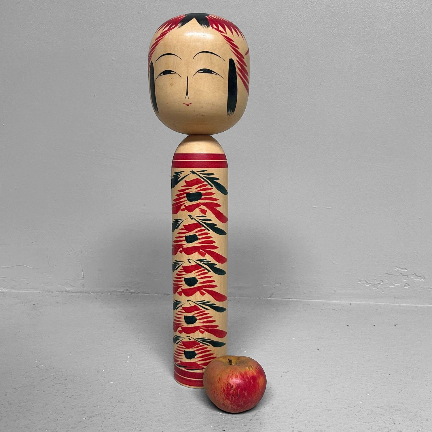 Traditional Japanese Kokeshi by Konno Kashiku, Togatta, 1970s