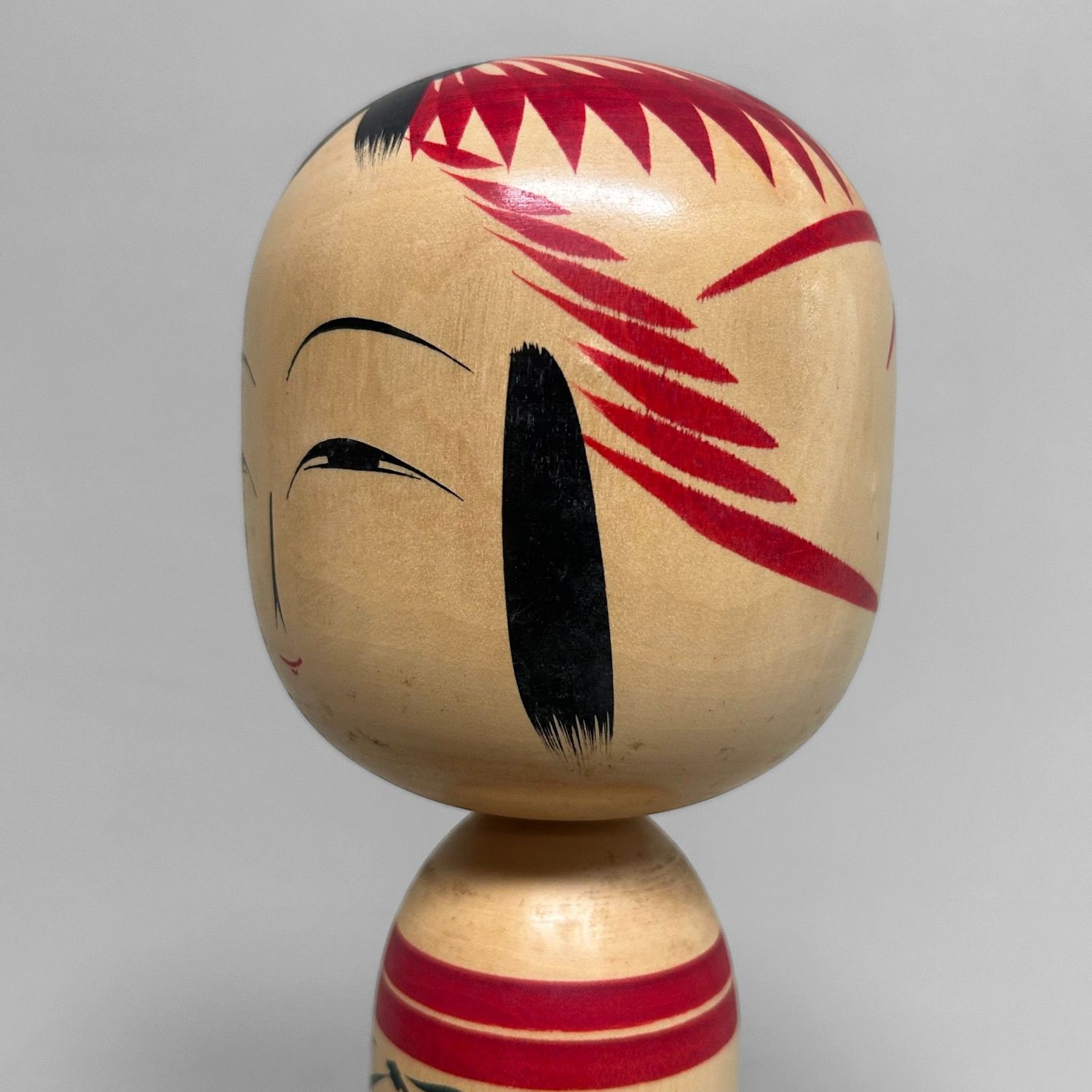Traditional Japanese Kokeshi by Konno Kashiku, Togatta, 1970s