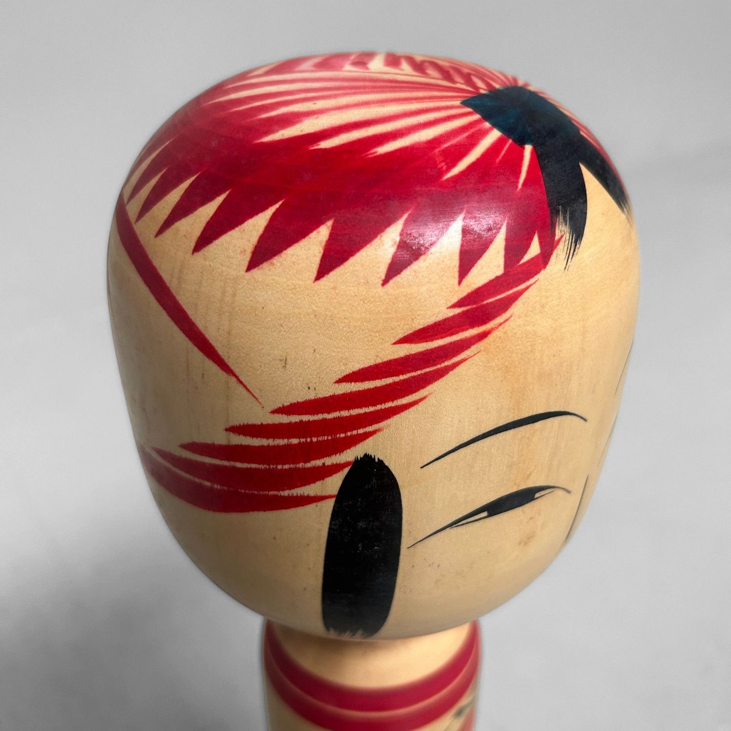Traditional Japanese Kokeshi by Konno Kashiku, Togatta, 1970s