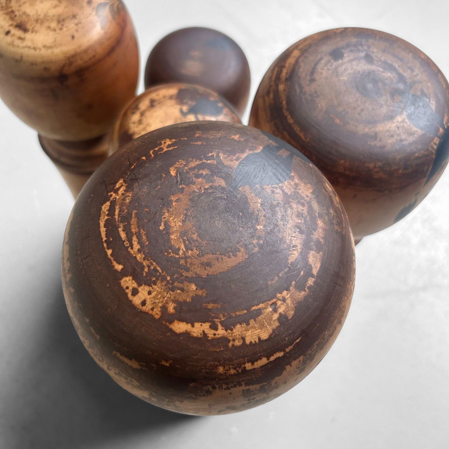 Rare Set of Kokeshi by Sakurai Shōji, Naruko Style, 1960s Rare Set of Kokeshi by Sakurai Shōji, Naruko Style, 1960s
