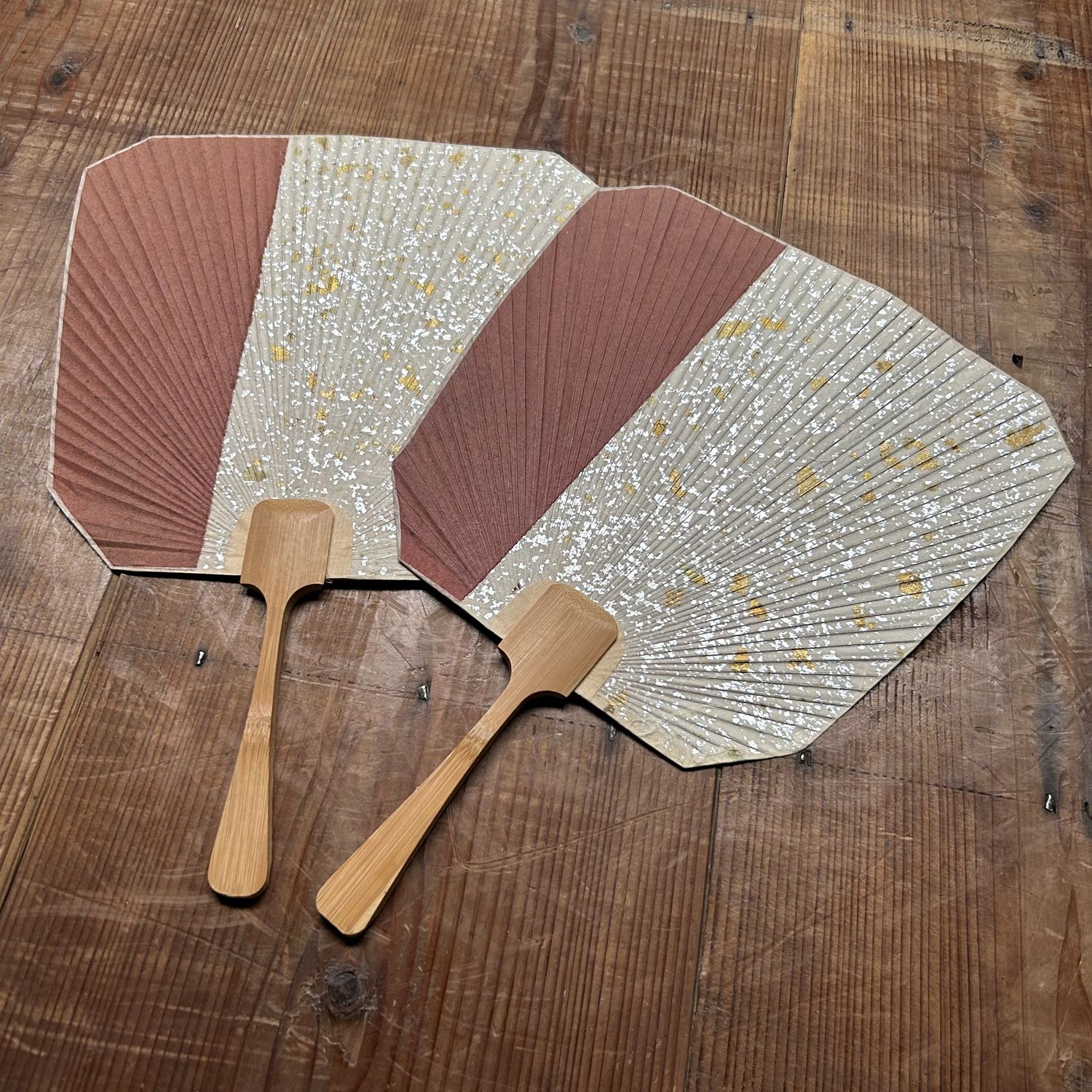 Set van Twee Japanse Waaiers “Shinsui”, 1960s