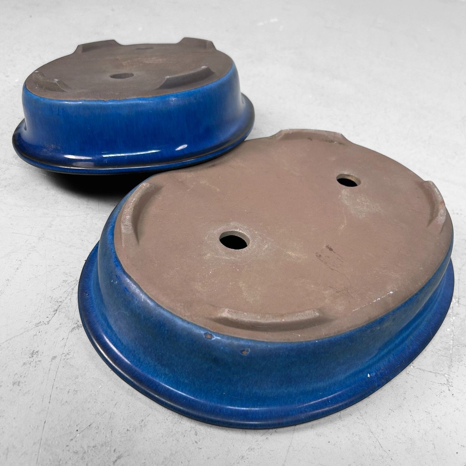 Set van Twee Japanse Vintage Bonsai Schalen, 1970s