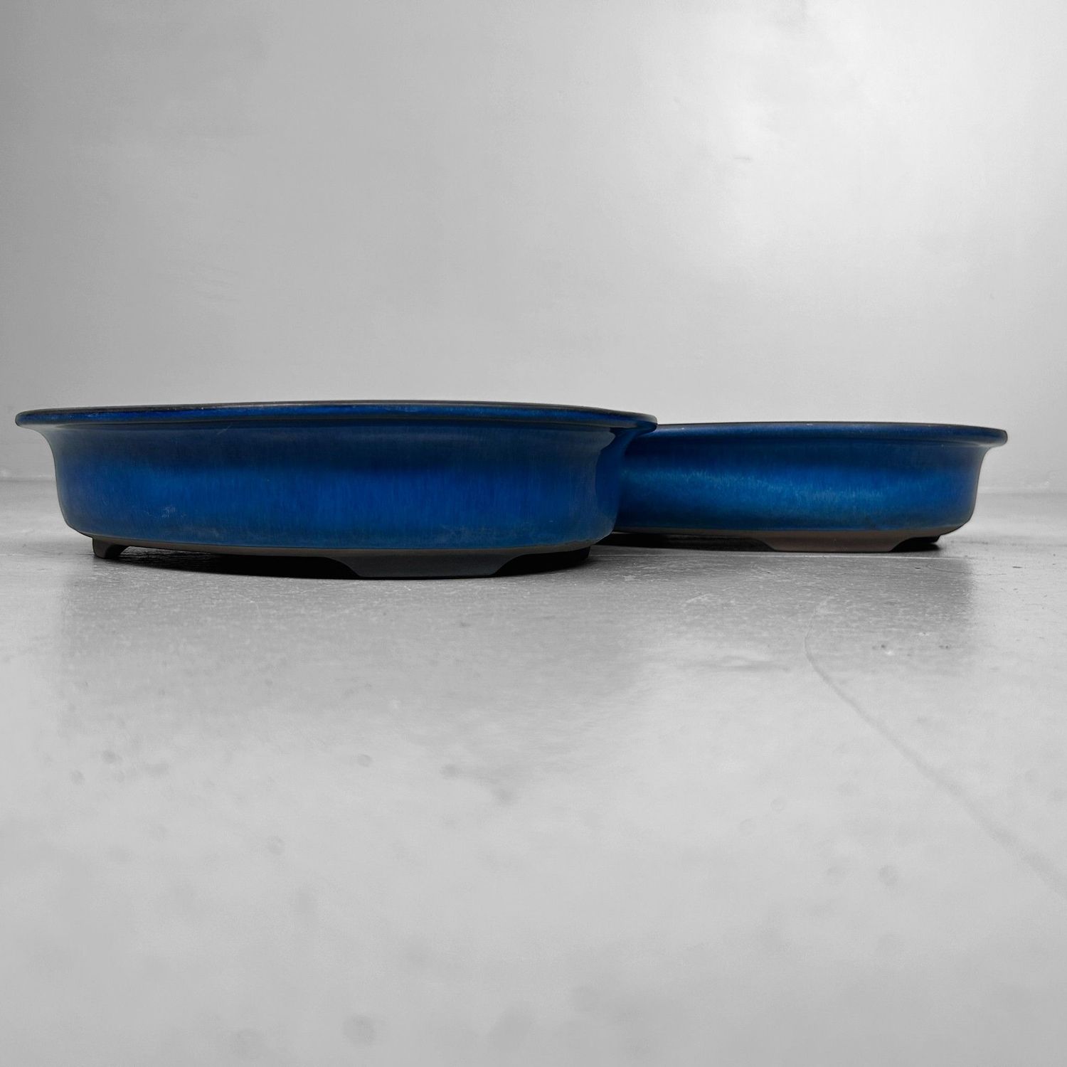 Set van Twee Japanse Vintage Bonsai Schalen, 1970s